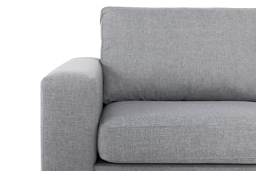 Crazy 4-sits Högervänd L-formad Schäslongsoffa i Tyg - Grå - Möbler - Soffa - Divansoffa & schäslongsoffa - 3 sits soffa med divan
