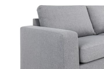 Crazy 4-sits Högervänd L-formad Schäslongsoffa i Tyg - Grå - Möbler - Soffa - Divansoffa & schäslongsoffa - 3 sits soffa med divan
