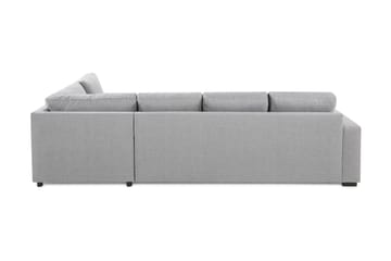 Crazy 4-sits Högervänd L-formad Schäslongsoffa i Tyg - Gr�å - Möbler - Soffa - Divansoffa & schäslongsoffa - 3 sits soffa med divan