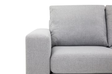 Crazy 4-sits Högervänd L-formad Schäslongsoffa i Tyg - Grå - Möbler - Soffa - Divansoffa & schäslongsoffa - 3 sits soffa med divan