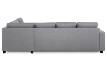 Crazy 4-sits Högervänd L-formad Schäslongsoffa i Tyg - Grå - Möbler - Soffa - Divansoffa & schäslongsoffa - 3 sits soffa med divan