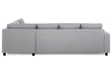 Crazy 4-sits Högervänd L-formad Schäslongsoffa i Tyg - Grå - Möbler - Soffa - Divansoffa & schäslongsoffa - 3 sits soffa med divan