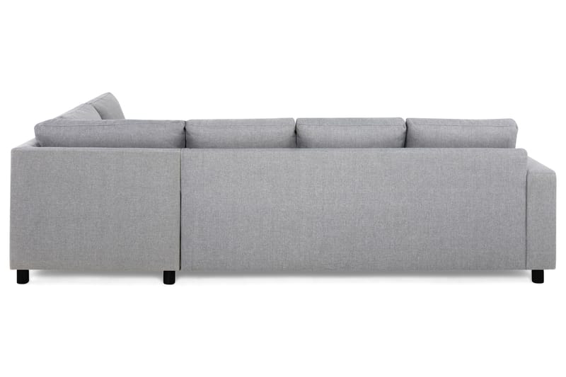 Crazy 4-sits Högervänd L-formad Schäslongsoffa i Tyg - Grå - Möbler - Soffa - Divansoffa & schäslongsoffa - 3 sits soffa med divan