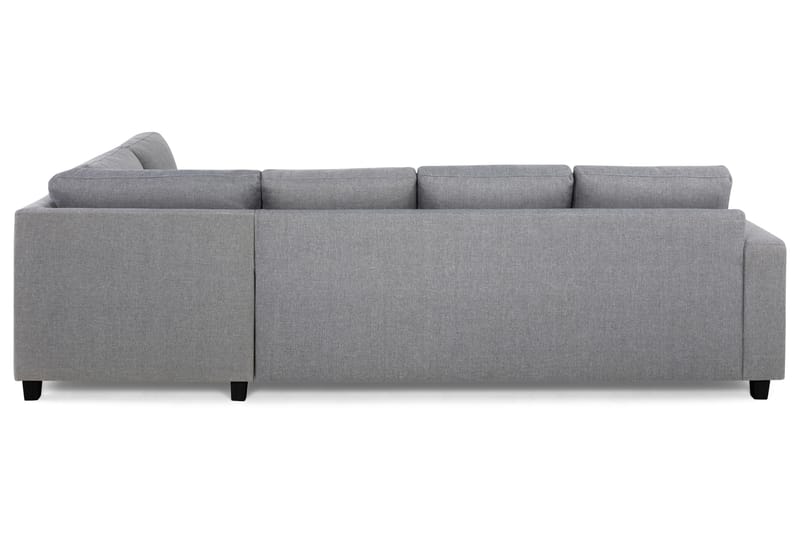 Crazy 4-sits Högervänd L-formad Schäslongsoffa i Tyg - Grå - Möbler - Soffa - Divansoffa & schäslongsoffa - 3 sits soffa med divan