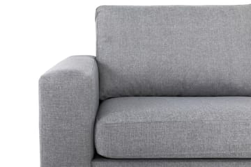 Crazy 4-sits Högervänd L-formad Schäslongsoffa i Tyg - Grå - Möbler - Soffa - Divansoffa & schäslongsoffa - 3 sits soffa med divan