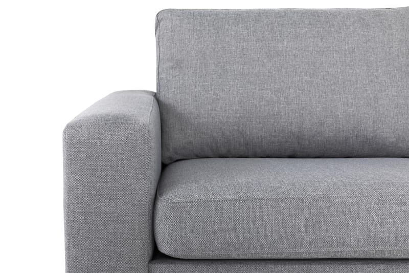 Crazy 4-sits Högervänd L-formad Schäslongsoffa i Tyg - Grå - Möbler - Soffa - Divansoffa & schäslongsoffa - 3 sits soffa med divan
