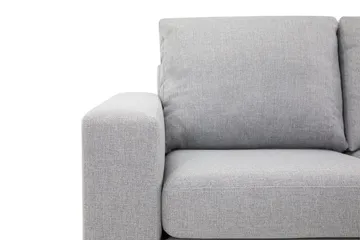 Crazy 4-sits Högervänd L-formad Schäslongsoffa i Tyg - Grå - Möbler - Soffa - Divansoffa & schäslongsoffa - 3 sits soffa med divan