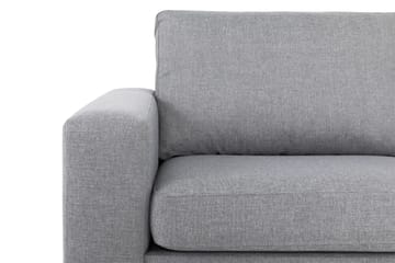 Crazy 4-sits Högervänd L-formad Schäslongsoffa i Tyg - Grå - Möbler - Soffa - Divansoffa & schäslongsoffa - 3 sits soffa med divan
