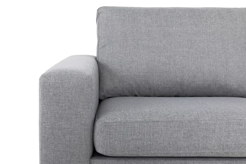 Crazy 4-sits Högervänd L-formad Schäslongsoffa i Tyg - Grå - Möbler - Soffa - Divansoffa & schäslongsoffa - 3 sits soffa med divan