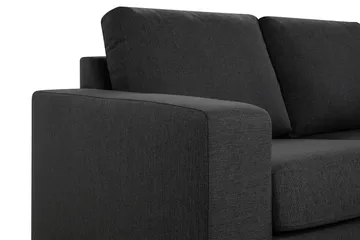 Crazy 4-sits Högervänd L-formad Schäslongsoffa i Tyg - Mörkgrå - Möbler - Soffa - Divansoffa & schäslongsoffa - 3 sits soffa med divan