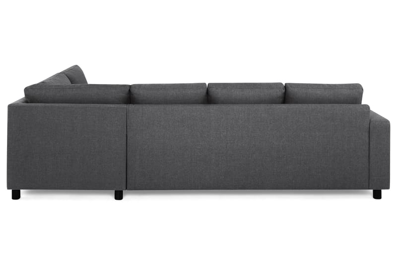 Crazy 4-sits Högervänd L-formad Schäslongsoffa i Tyg - Mörkgrå - Möbler - Soffa - Divansoffa & schäslongsoffa - 3 sits soffa med divan