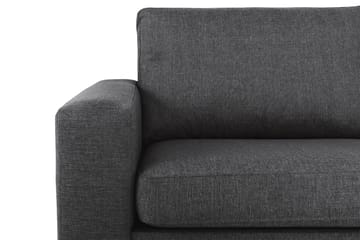 Crazy 4-sits Högervänd L-formad Schäslongsoffa i Tyg - Mörkgrå - Möbler - Soffa - Divansoffa & schäslongsoffa - 3 sits soffa med divan