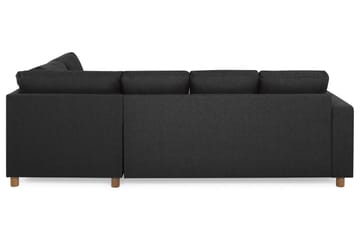 Crazy 4-sits Högervänd U-formad Large Soffa med Divan och Schäslong i Tyg - Antracit - Möbler - Soffa - Divansoffa & schäslongsoffa - 3 sits soffa med divan