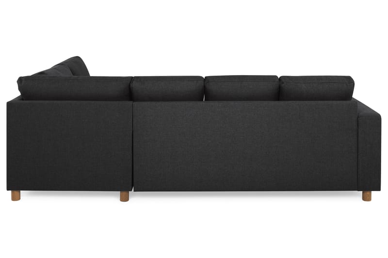 Crazy 4-sits Högervänd U-formad Large Soffa med Divan och Schäslong i Tyg - Antracit - Möbler - Soffa - Divansoffa & schäslongsoffa - 3 sits soffa med divan