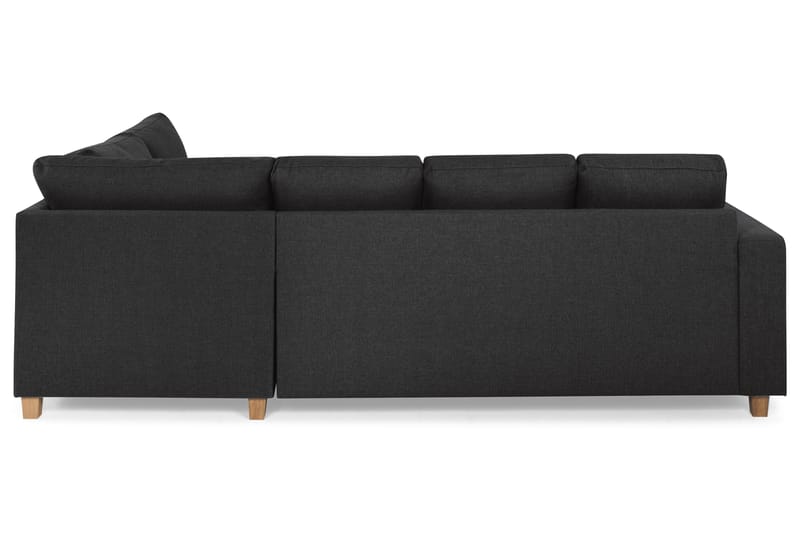 Crazy 4-sits Högervänd U-formad Large Soffa med Divan och Schäslong i Tyg - Antracit - Möbler - Soffa - Divansoffa & schäslongsoffa - 3 sits soffa med divan