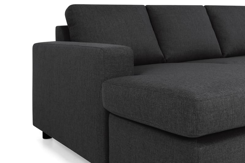 Crazy 4-sits Högervänd U-formad Large Soffa med Divan och Schäslong i Tyg - Antracit - Möbler - Soffa - Divansoffa & schäslongsoffa - 3 sits soffa med divan
