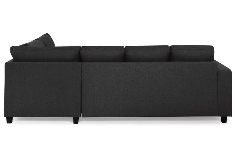 Crazy 4-sits Högervänd U-formad Large Soffa med Divan och Schäslong i Tyg - Antracit - Möbler - Soffa - Divansoffa & schäslongsoffa - 3 sits soffa med divan
