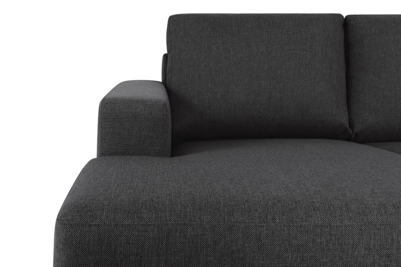 Crazy 4-sits Högervänd U-formad Large Soffa med Divan och Schäslong i Tyg - Antracit - Möbler - Soffa - Divansoffa & schäslongsoffa - 3 sits soffa med divan