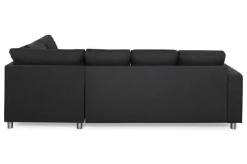 Crazy 4-sits Högervänd U-formad Large Soffa med Divan och Schäslong i Tyg - Antracit - Möbler - Soffa - Divansoffa & schäslongsoffa - 3 sits soffa med divan
