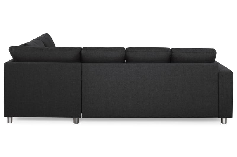 Crazy 4-sits Högervänd U-formad Large Soffa med Divan och Schäslong i Tyg - Antracit - Möbler - Soffa - Divansoffa & schäslongsoffa - 3 sits soffa med divan