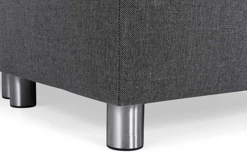 Crazy 4-sits Högervänd U-formad Small Soffa med Divan och Schäslong i Tyg - Mörkgrå - Möbler - Soffa - Divansoffa & schäslongsoffa - 3 sits soffa med divan