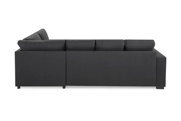 Crazy 4-sits Högervänd U-formad Small Soffa med Divan och Schäslong i Tyg - Mörkgrå - Möbler - Soffa - Divansoffa & schäslongsoffa - 3 sits soffa med divan