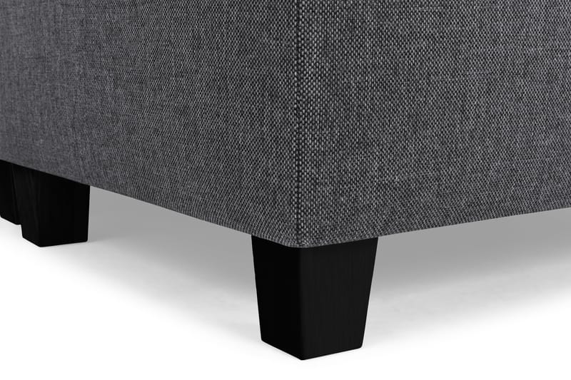 Crazy 4-sits Högervänd U-formad Small Soffa med Divan och Schäslong i Tyg - Mörkgrå - Möbler - Soffa - Divansoffa & schäslongsoffa - 3 sits soffa med divan