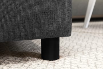Crazy 4-sits Högervänd U-formad Small Soffa med Divan och Schäslong i Tyg - Mörkgrå - Möbler - Soffa - Divansoffa & schäslongsoffa - 3 sits soffa med divan