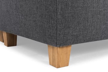 Crazy 4-sits Högervänd U-formad Small Soffa med Divan och Schäslong i Tyg - Mörkgrå - Möbler - Soffa - Divansoffa & schäslongsoffa - 3 sits soffa med divan
