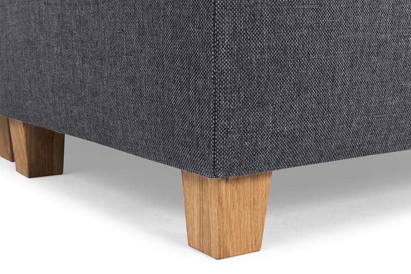 Crazy 4-sits Högervänd U-formad Small Soffa med Divan och Schäslong i Tyg - Mörkgrå - Möbler - Soffa - Divansoffa & schäslongsoffa - 3 sits soffa med divan