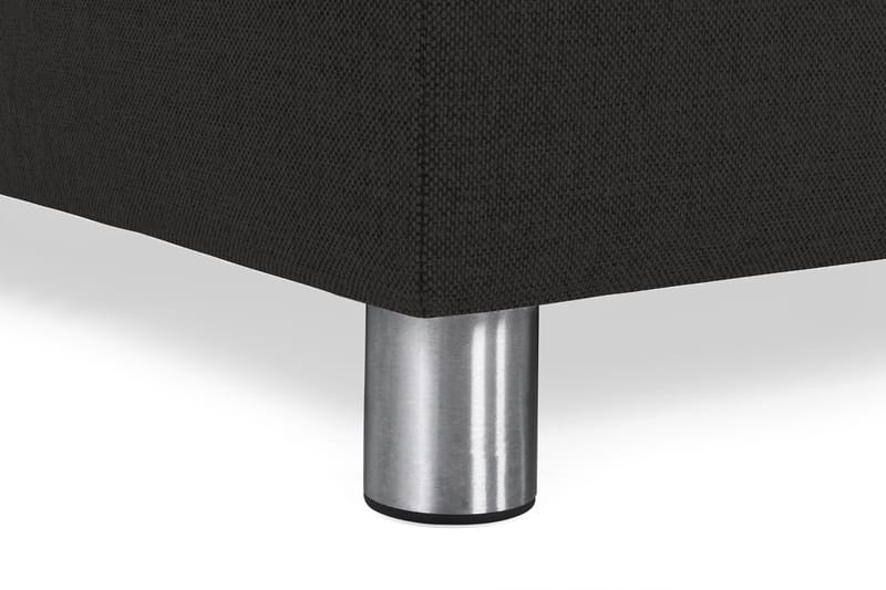 Crazy 4-sits Vänstervänd L-formad Schäslongsoffa i Tyg - Antracit - Möbler - Soffa - Divansoffa & schäslongsoffa - 3 sits soffa med divan