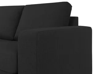 Crazy 4-sits Vänstervänd L-formad Schäslongsoffa i Tyg - Antracit - Möbler - Soffa - Divansoffa & schäslongsoffa - 3 sits soffa med divan