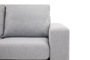 Crazy 4-sits Vänstervänd L-formad Schäslongsoffa i Tyg - Grå - Möbler - Soffa - Divansoffa & schäslongsoffa - 3 sits soffa med divan