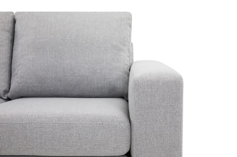Crazy 4-sits Vänstervänd L-formad Schäslongsoffa i Tyg - Grå - Möbler - Soffa - Divansoffa & schäslongsoffa - 3 sits soffa med divan