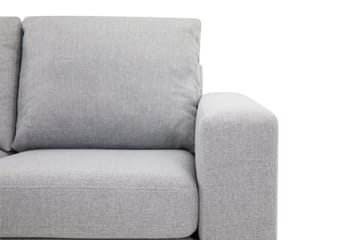 Crazy 4-sits Vänstervänd L-formad Schäslongsoffa i Tyg - Grå - Möbler - Soffa - Divansoffa & schäslongsoffa - 3 sits soffa med divan