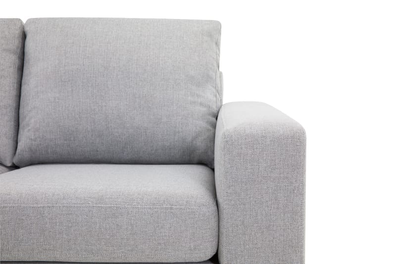 Crazy 4-sits Vänstervänd L-formad Schäslongsoffa i Tyg - Grå - Möbler - Soffa - Divansoffa & schäslongsoffa - 3 sits soffa med divan