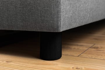 Crazy 4-sits Vänstervänd L-formad Schäslongsoffa i Tyg - Grå - Möbler - Soffa - Divansoffa & schäslongsoffa - 3 sits soffa med divan