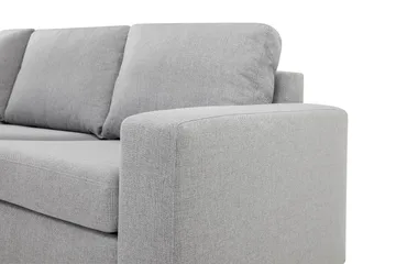 Crazy 4-sits Vänstervänd L-formad Schäslongsoffa i Tyg - Grå - Möbler - Soffa - Divansoffa & schäslongsoffa - 3 sits soffa med divan