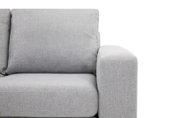 Crazy 4-sits Vänstervänd L-formad Schäslongsoffa i Tyg - Grå - Möbler - Soffa - Divansoffa & schäslongsoffa - 3 sits soffa med divan