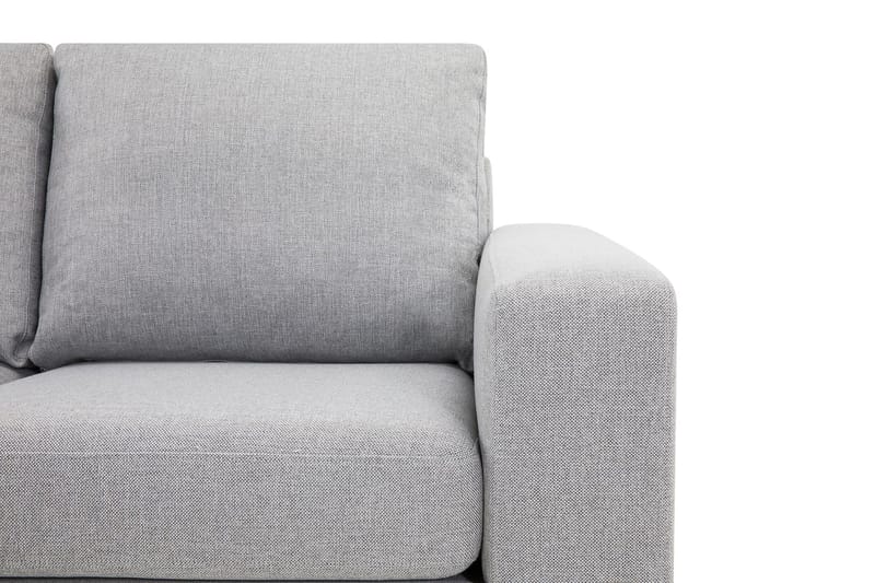 Crazy 4-sits Vänstervänd L-formad Schäslongsoffa i Tyg - Grå - Möbler - Soffa - Divansoffa & schäslongsoffa - 3 sits soffa med divan