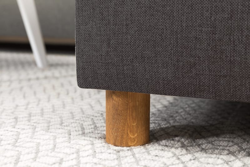 Crazy 4-sits Vänstervänd L-formad Schäslongsoffa i Tyg - Mörkgrå - Möbler - Soffa - Divansoffa & schäslongsoffa - 3 sits soffa med divan