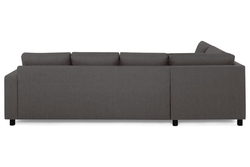 Crazy 4-sits Vänstervänd L-formad Schäslongsoffa i Tyg - Mörkgrå - Möbler - Soffa - Divansoffa & schäslongsoffa - 3 sits soffa med divan
