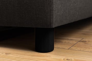 Crazy 4-sits Vänstervänd L-formad Schäslongsoffa i Tyg - Mörkgrå - Möbler - Soffa - Divansoffa & schäslongsoffa - 3 sits soffa med divan