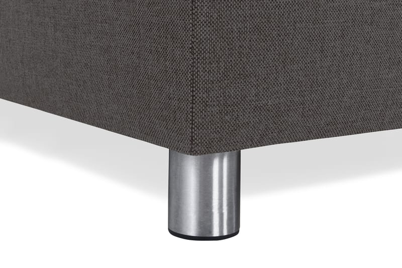 Crazy 4-sits Vänstervänd L-formad Schäslongsoffa i Tyg - Mörkgrå - Möbler - Soffa - Divansoffa & schäslongsoffa - 3 sits soffa med divan