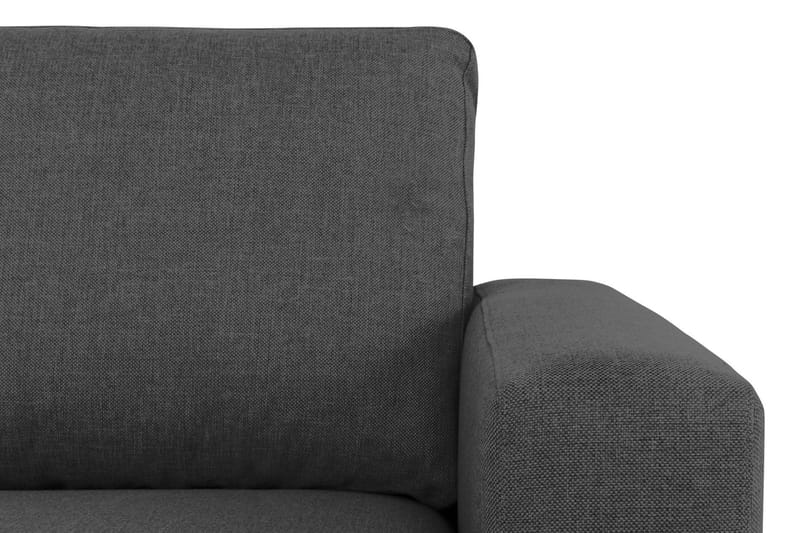 Crazy 4-sits Vänstervänd L-formad Schäslongsoffa i Tyg - Mörkgrå - Möbler - Soffa - Divansoffa & schäslongsoffa - 3 sits soffa med divan