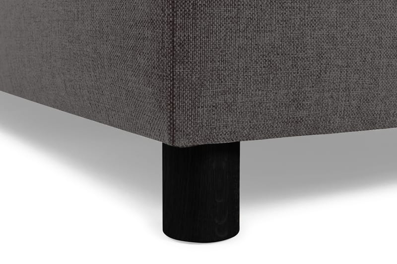 Crazy 4-sits Vänstervänd L-formad Schäslongsoffa i Tyg - Mörkgrå - Möbler - Soffa - Divansoffa & schäslongsoffa - 3 sits soffa med divan