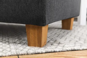 Crazy 4-sits Vänstervänd L-formad Schäslongsoffa i Tyg - Mörkgrå - Möbler - Soffa - Divansoffa & schäslongsoffa - 3 sits soffa med divan