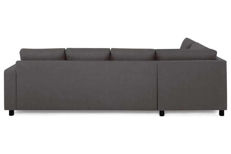 Crazy 4-sits Vänstervänd L-formad Schäslongsoffa i Tyg - Mörkgrå - Möbler - Soffa - Divansoffa & schäslongsoffa - 3 sits soffa med divan