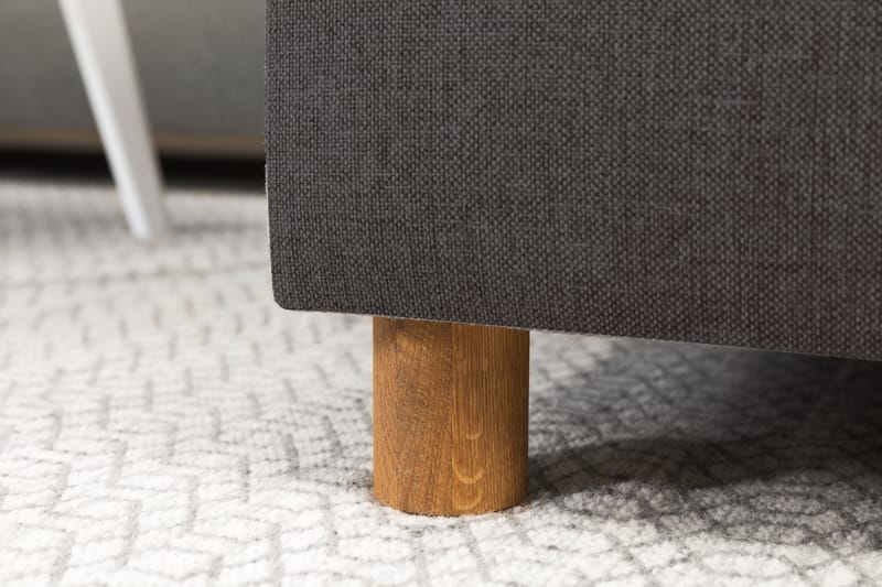 Crazy 4-sits Vänstervänd U-formad Small Soffa med Divan och Schäslong i Tyg - Mörkgrå - Möbler - Soffa - Divansoffa & schäslongsoffa - 3 sits soffa med divan