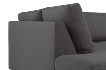 Crazy 4-sits Vänstervänd U-formad Small Soffa med Divan och Schäslong i Tyg - Mörkgrå - Möbler - Soffa - Divansoffa & schäslongsoffa - 3 sits soffa med divan